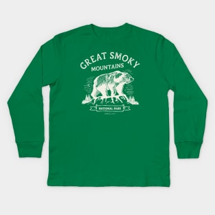 Great Smoky mountains Kids Long Sleeve T-Shirt